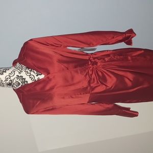 Worthington Shirt Red Dress